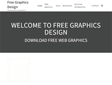 Tablet Screenshot of freegraphicsdesign.com